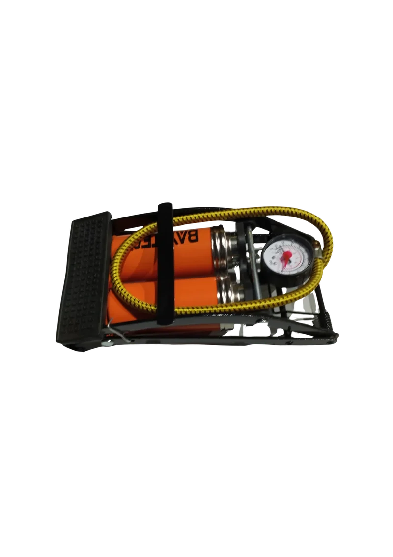Compact Foot Pumps With Double Pistons